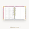Day Designer 2026-27 daily planner: Olivia Damask cover with holidays