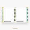 Day Designer 2026-27 mini weekly planner: Black Stripe cover with expense tracking pages
