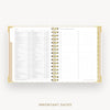 Day Designer 2026-27 mini weekly planner: Ticking Stripe cover with holidays page