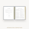 Day Designer 2026-27 daily planner: Navy Bookcloth cover with introduction and how to guide