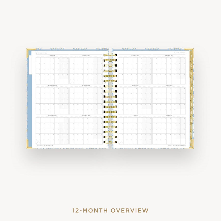 Day Designer 2026-27 daily planner: Grand Shell cover with 12 month calendar