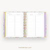 Day Designer 2026-27 mini weekly planner: Belle Vie cover with favorite books and movies pages