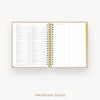 Day Designer 2026-27 daily planner: Caramel Latte Pebble Texture cover with holidays