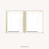 Day Designer 2026-27 weekly planner: Caramel Latte Pebble Texture cover with expense tracking pages