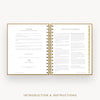 Day Designer 2026-27 mini weekly planner: Caramel Latte cover with introduction