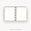 Day Designer 2026-27 weekly planner: Black Stripe cover with undated daily planning pages