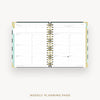 Day Designer 2026-27 weekly planner: Black Stripe cover  with weekly planning pages