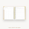 Day Designer 2026-27 weekly planner: Ticking Stripe cover with ideal week worksheet