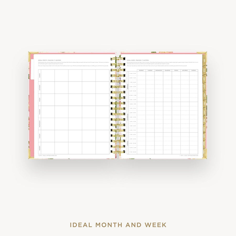 Day Designer 2026-27 weekly planner: Heirloom cover with ideal week worksheet