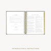 Day Designer 2026-27 weekly planner: Classic Black Pebble Texture cover with introduction