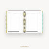 Day Designer 2026-27 weekly planner: Black Stripe cover with expense tracking pages