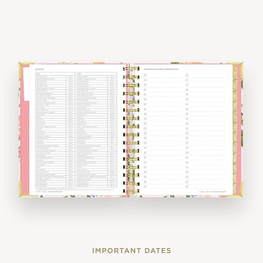 Day Designer 2026-27 mini weekly planner: Heirloom cover with holidays page