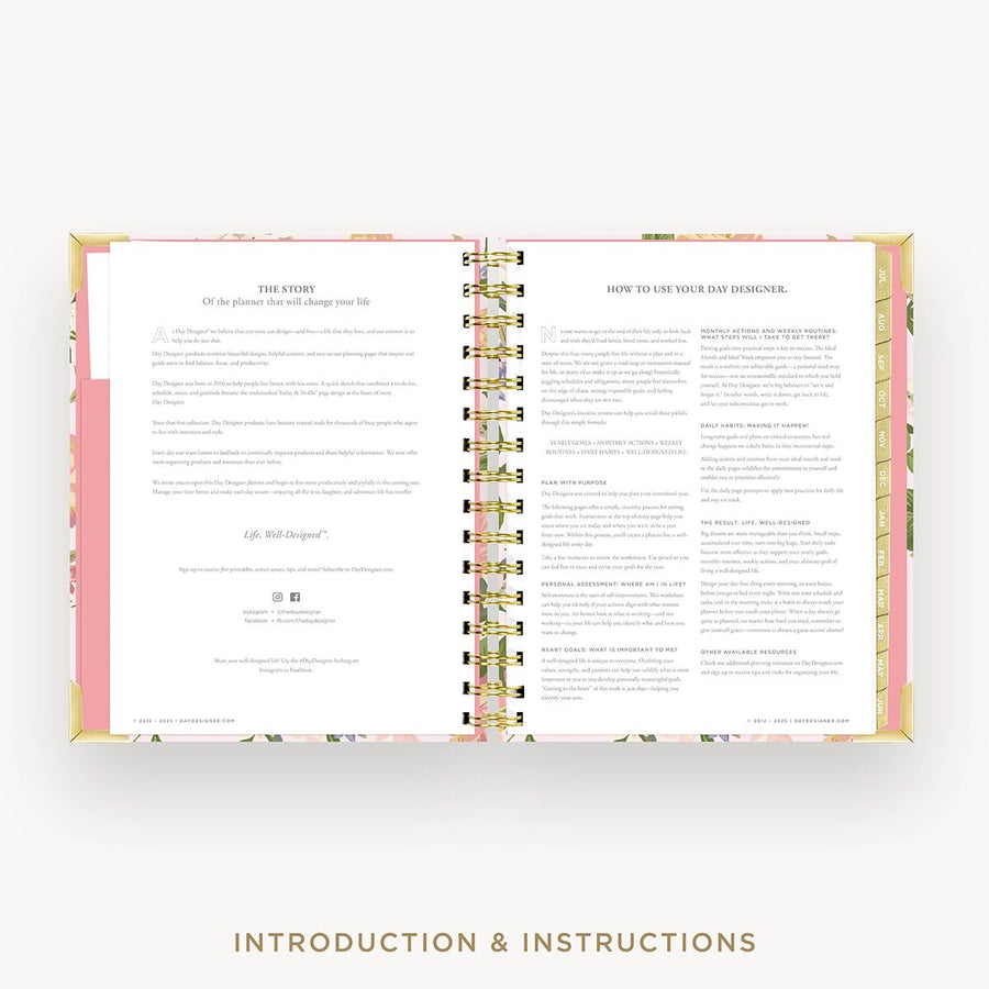 Day Designer 2026-27 mini weekly planner: Heirloom cover with introduction