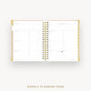 Day Designer 2026-27 weekly planner: Ticking Stripe cover  with weekly planning pages