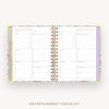 Day Designer 2026-27 mini weekly planner: Belle Vie cover with entertainment party planner