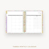 Day Designer 2026-27 daily planner: Belle Vie cover with monthly calendar