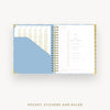 Day Designer 2026-27 daily planner: Grand Shell cover with pocket and gold stickers