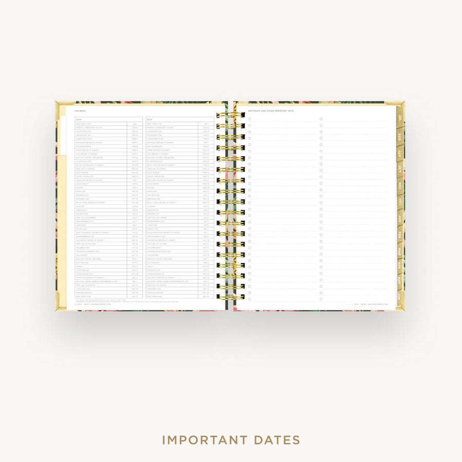Day Designer 2026-27 daily planner: Martinique cover with holidays