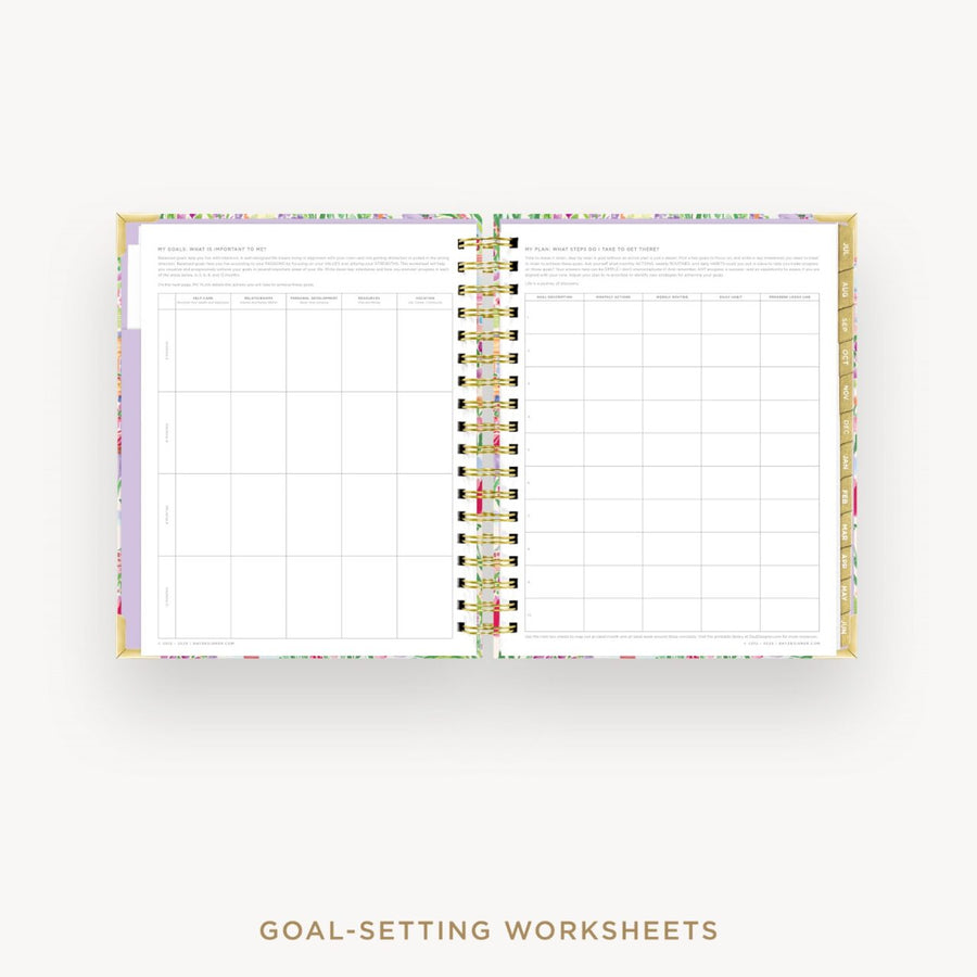 Day Designer 2026-27 daily planner: Belle Vie cover with goals worksheet