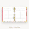 Day Designer 2026-27 mini weekly planner: Heirloom cover with undated daily planning pages