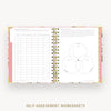 Day Designer 2026-27 mini weekly planner: Heirloom cover with self assessment worksheet