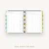 Day Designer 2026-27 daily planner: Black Stripe cover with ideal week worksheet