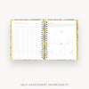 Day Designer 2026-27 daily planner: Martinique cover with self assessment worksheet