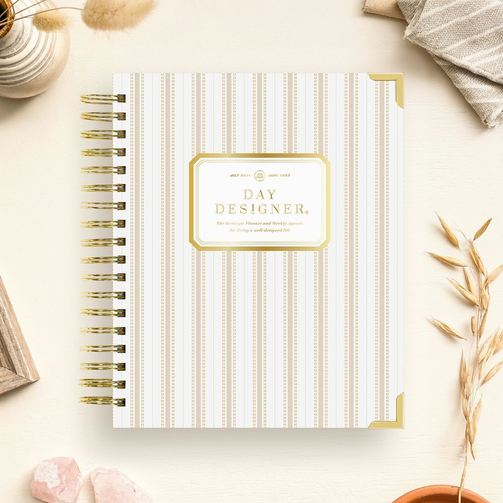2026-27 Weekly Planner: Ticking Stripe