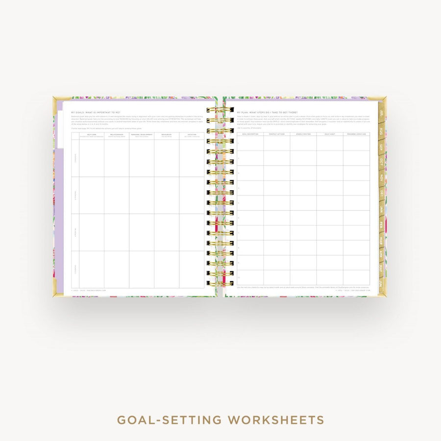 Day Designer 2026-27 weekly planner: Belle Vie cover with goals worksheet