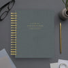 Day Designer 2026-27 daily planner: Charcoal Bookcloth beautiful cover agenda book