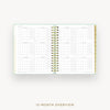 Day Designer 2026-27 daily planner: Sage Bookcloth cover with 12 month calendar