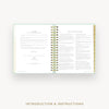 Day Designer 2026-27 daily planner: Sage Bookcloth cover with introduction and how to guide