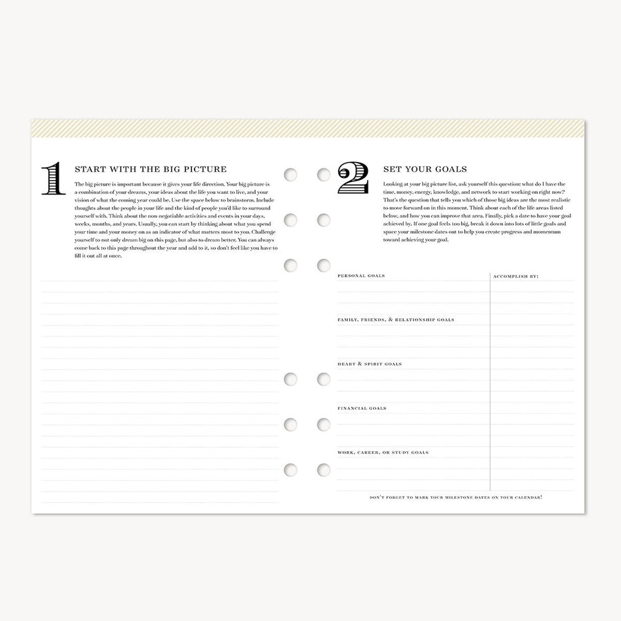 Sheet of paper with text and checkboxes on a white background