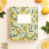 Day Designer 2026-27 weekly planner: Lemon Floral Sage beautiful cover agenda book