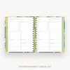 Day Designer 2026 mini weekly planner: st barts cover with entertainment party planner