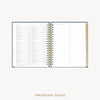 Day Designer 2026-27 weekly planner: Navy Bookcloth cover with holidays page