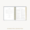 Day Designer 2026-27 weekly planner: Navy Bookcloth cover with introduction