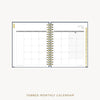 Day Designer 2026-27 weekly planner: Navy Bookcloth cover with monthly calendar
