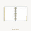 Day Designer 2026-27 weekly planner: Navy Bookcloth cover with note-taking pages