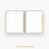 Day Designer 2026-27 daily planner: Charcoal Bookcloth cover with daily planning page