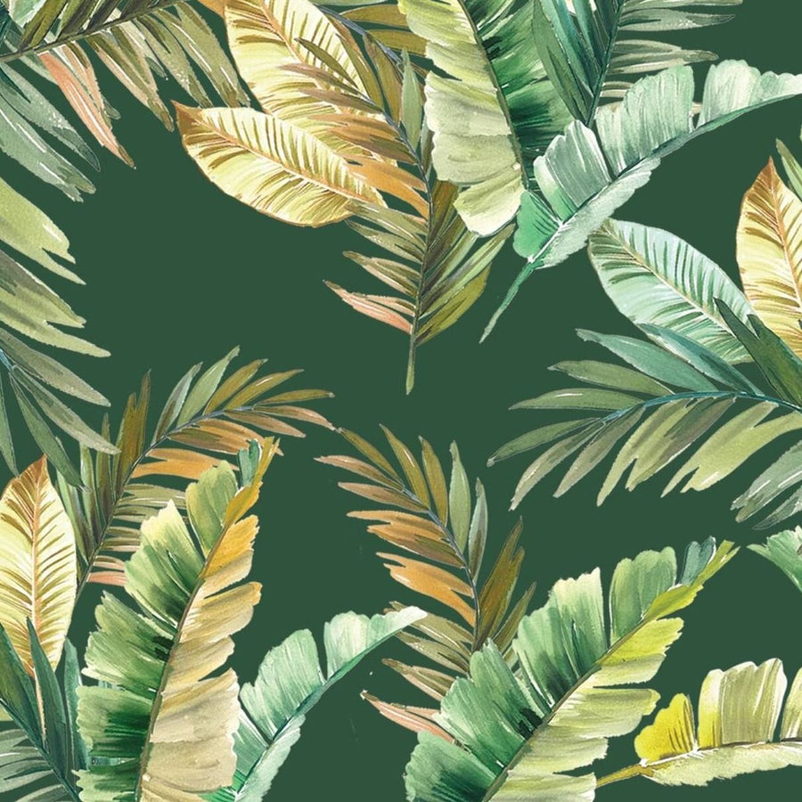  green palm leaf design