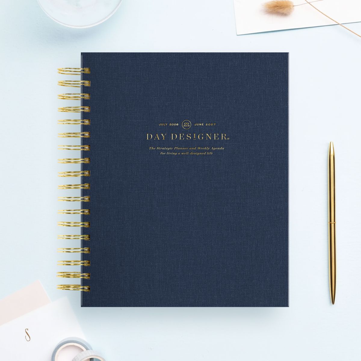 2026-27 Weekly Planner: Navy Bookcloth