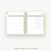 Day Designer 2026-27 daily planner: Sage Bookcloth cover with monthly calendar