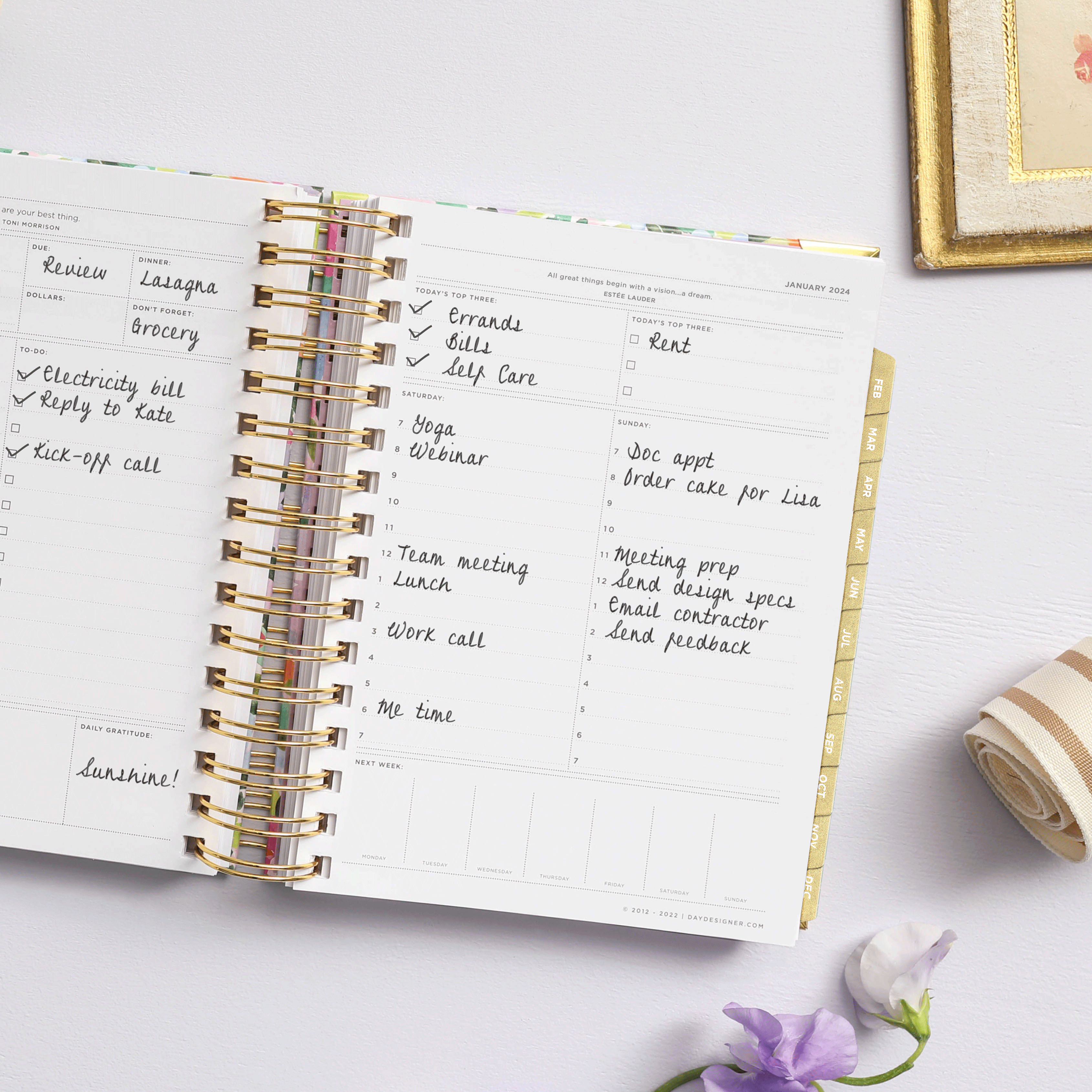 2026 Mini Daily Planner: Ula Bloom